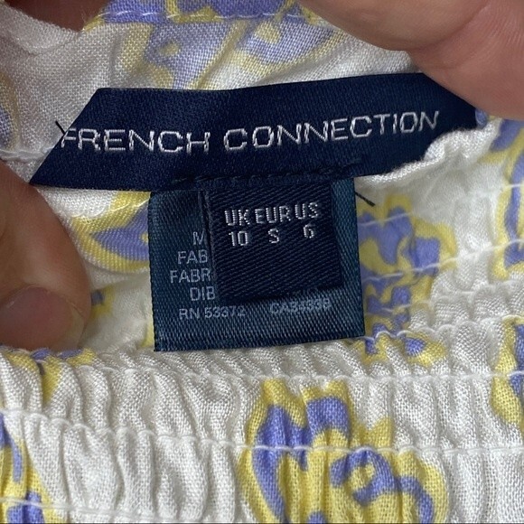 French Connection Doris Smock Mini Dress - NWT - Size 6 - Picture 5 of 10